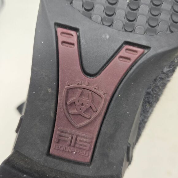 ARIAT Sport Wool Clog Mule Leather Strap Style 94039 Size 8.5 - Picture 11 of 15